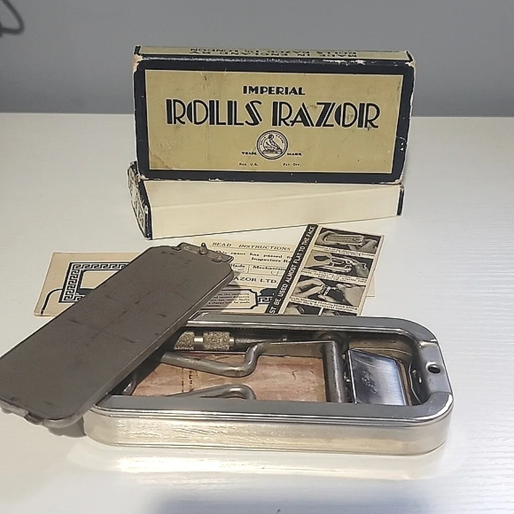 Imperial Rolls Razor Vintage British Rolls Safety Razor